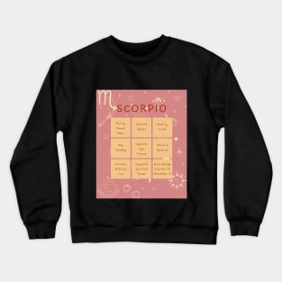 Scorpio Traits Crewneck Sweatshirt